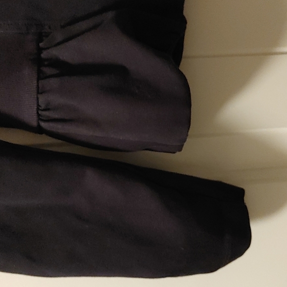 3/$25 JOCKEY  Black ruffled athletic jacket size child us XS - Picture 3 of 6